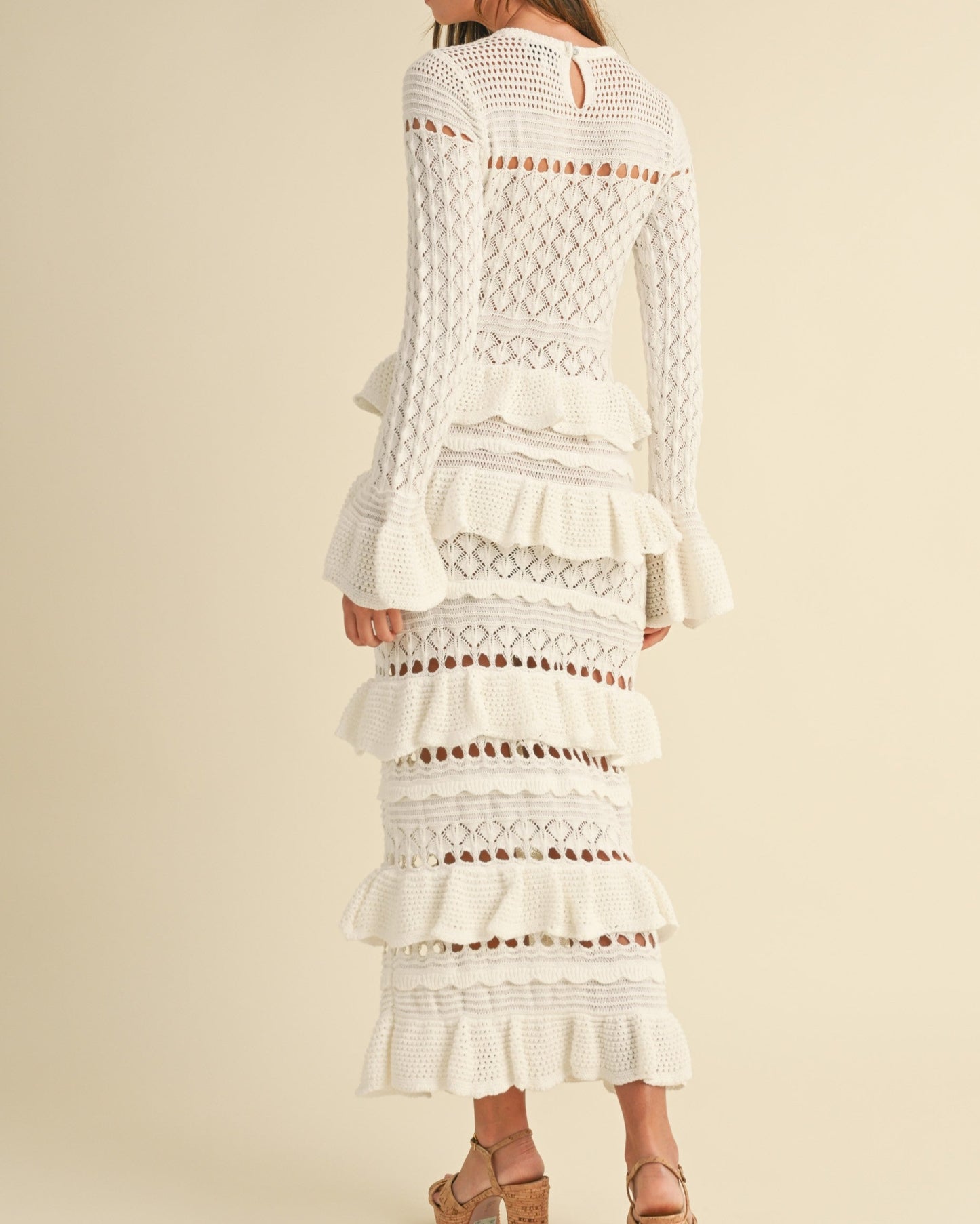 Buttercream Tiered Maxi Dress