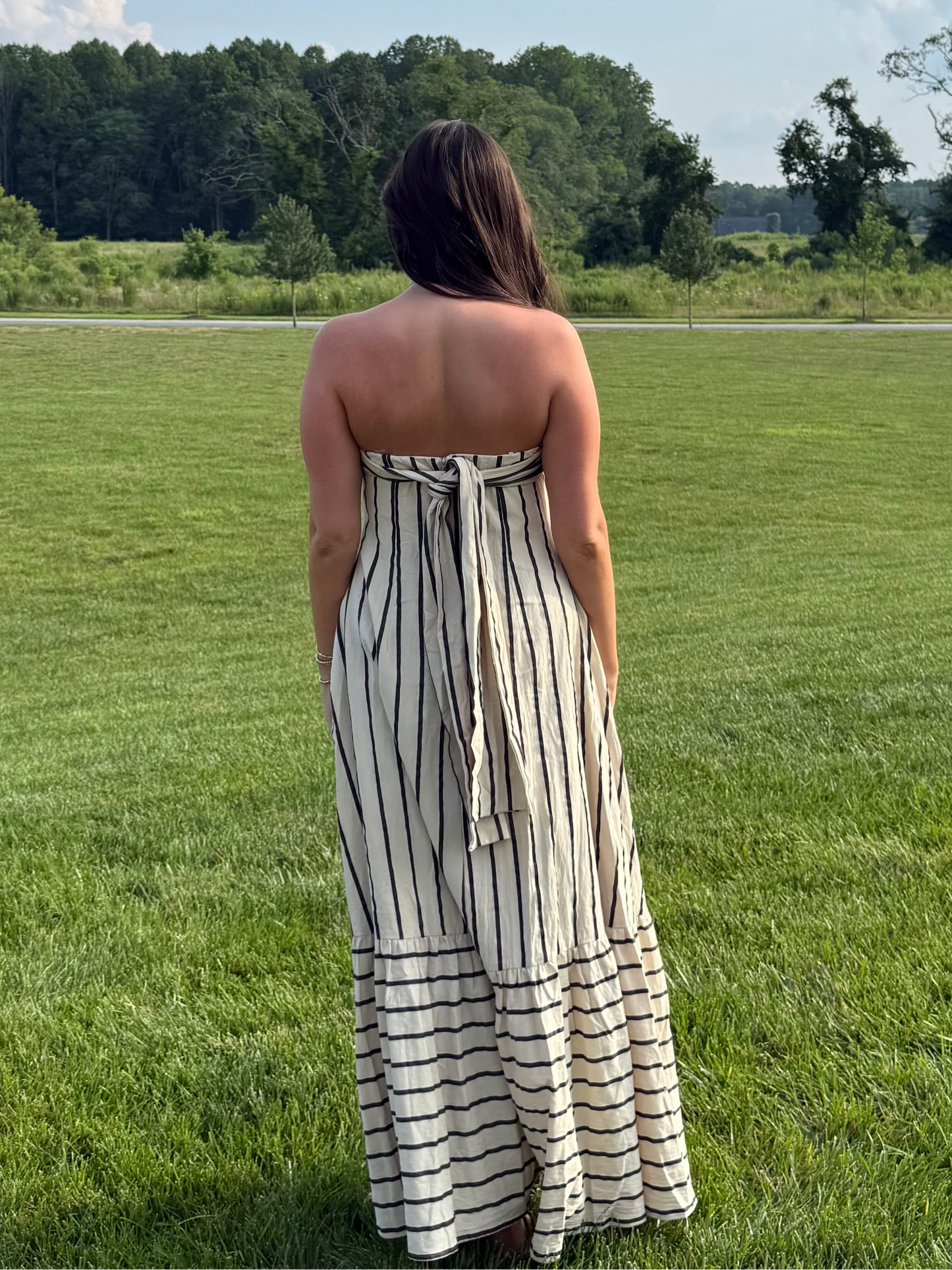 Annabelle Striped Maxi Dress