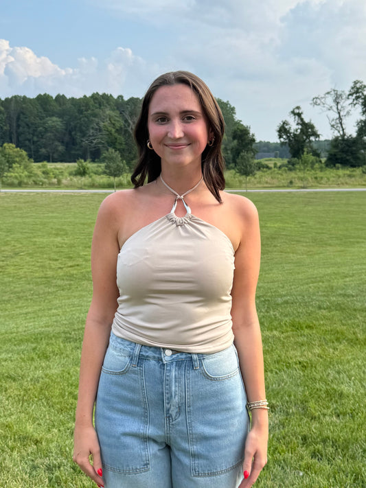 Halter Ring Top