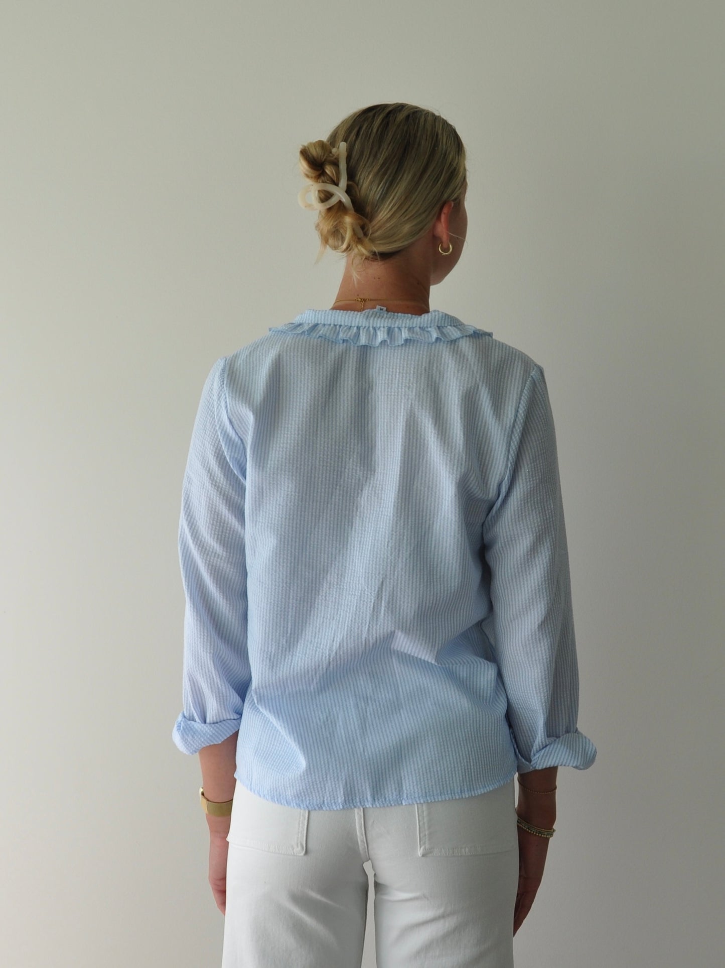Jamie Seersucker Button Up