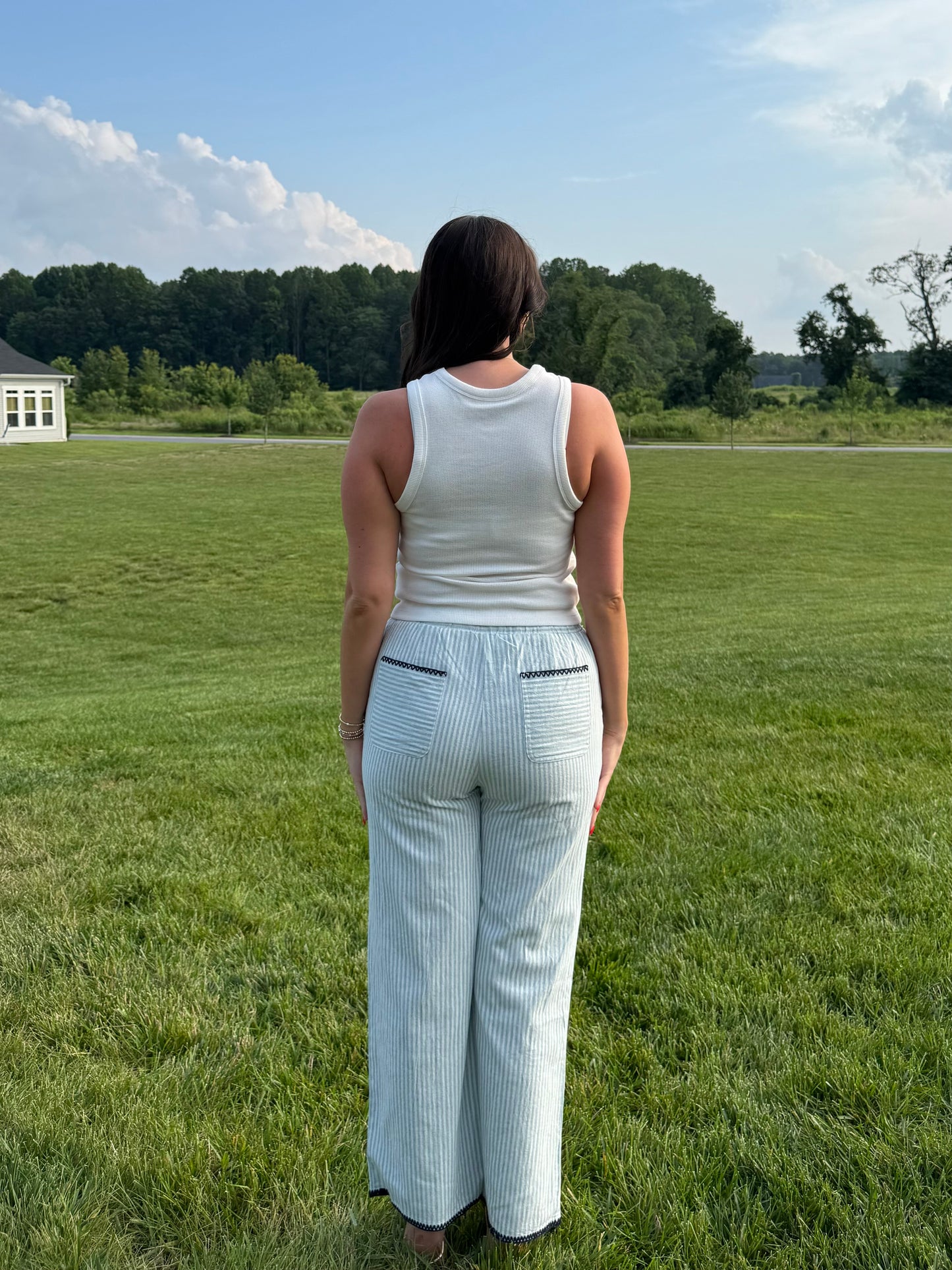 Beach Babe Striped Pants