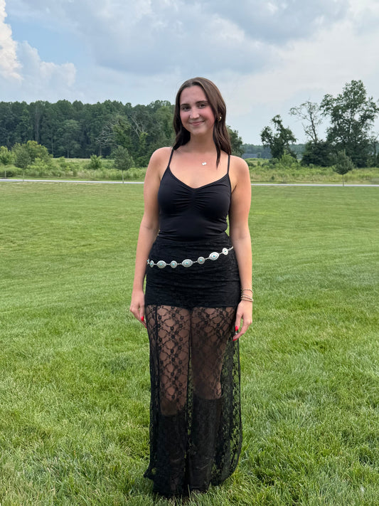 Country Concert Maxi Skirt