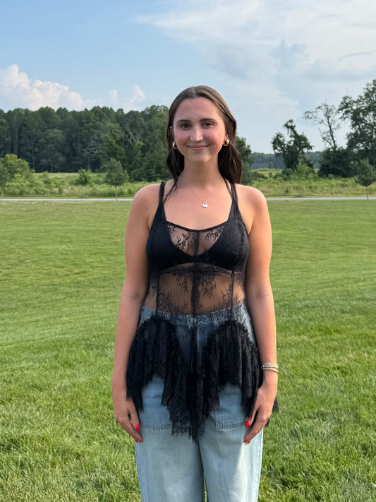 Lucy Lace Halter Top