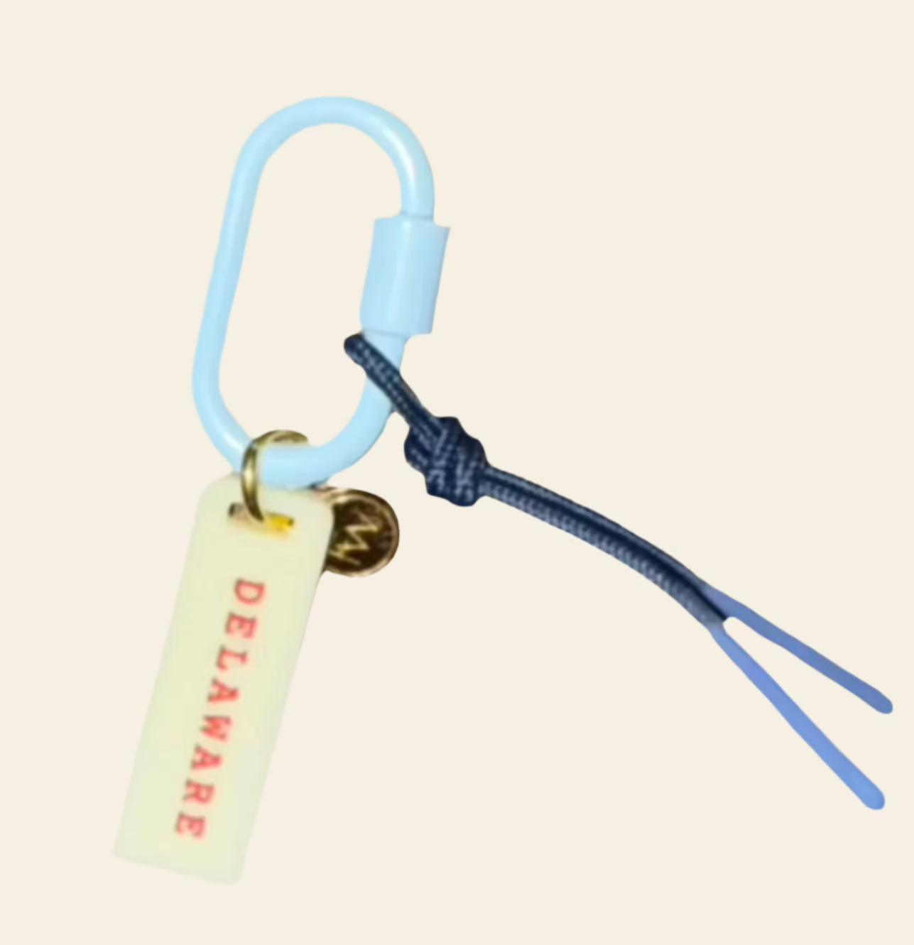 Custom Delaware Bag Charm