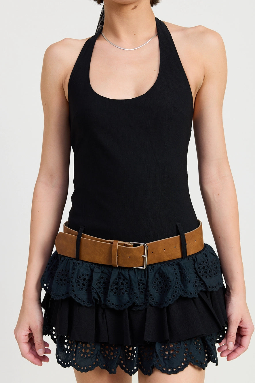 Brianna Tiered Halter Dress