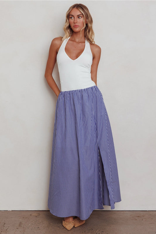Boat Day Maxi Dress