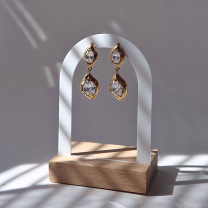 Golden Tide Drop Earrings