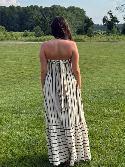 Annabelle Striped Maxi Dress