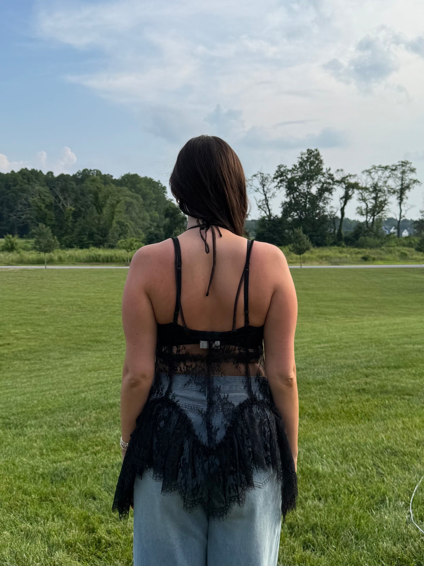 Lucy Lace Halter Top