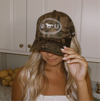 Coastal Camo Trucker Hat
