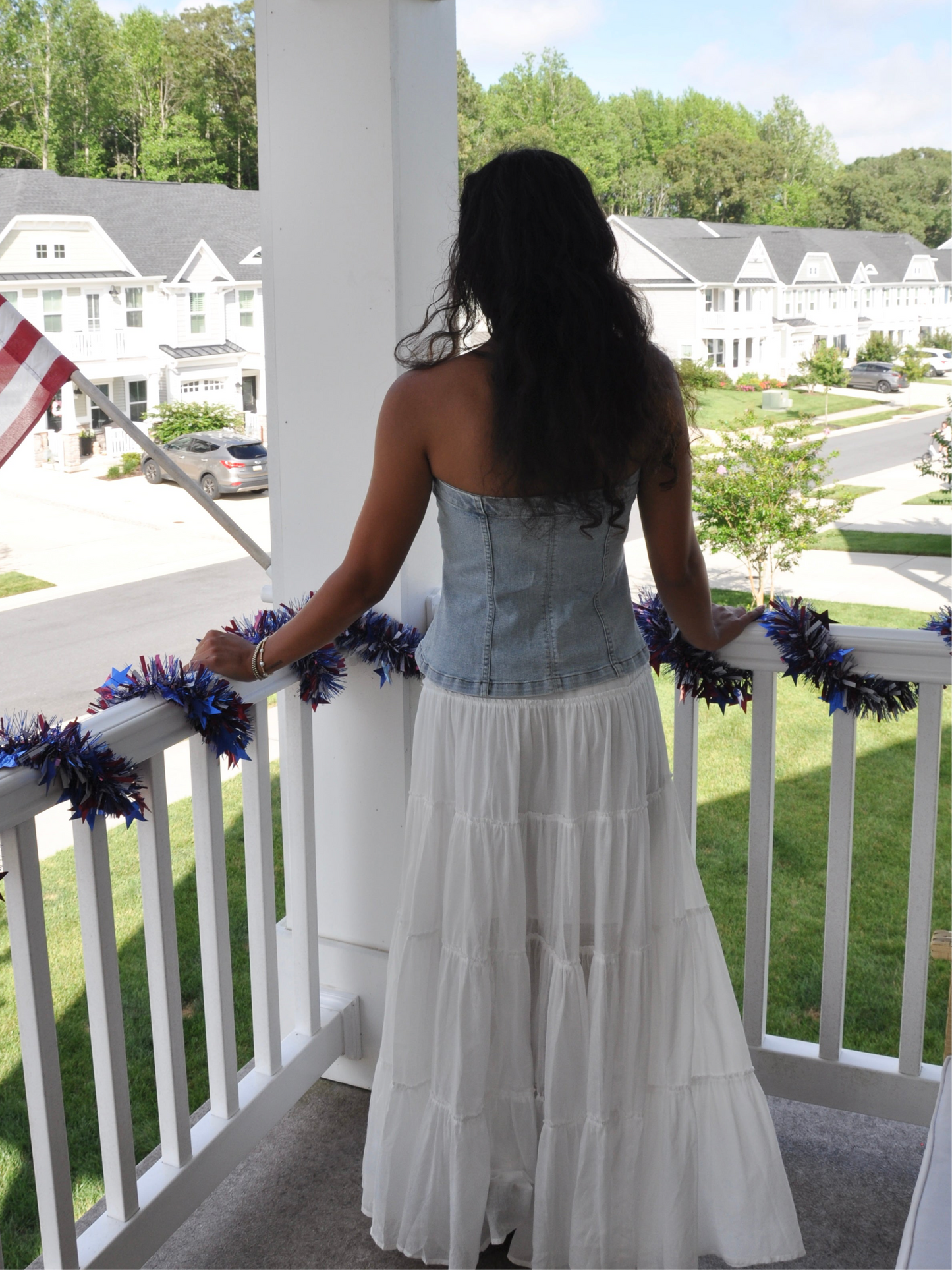Boho Tiered Maxi Skirt