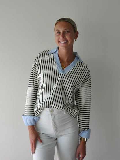 Coastal Contrast Long Sleeve