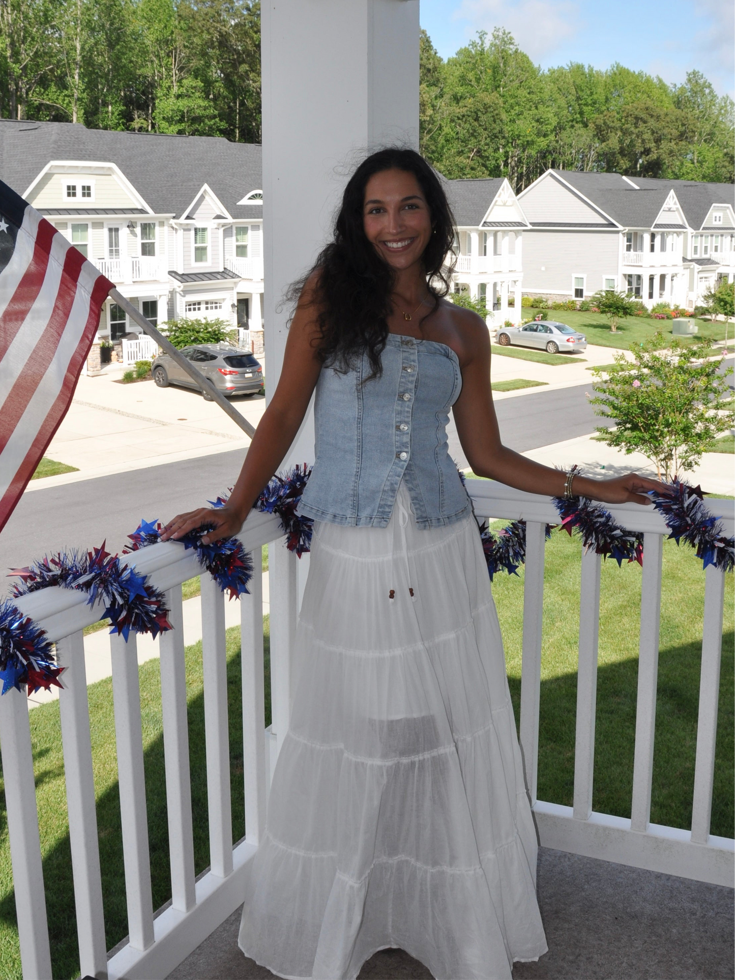 Boho Tiered Maxi Skirt