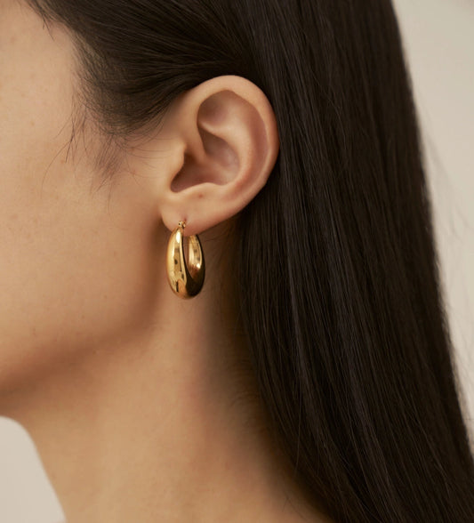Chunky Hoop Earrings