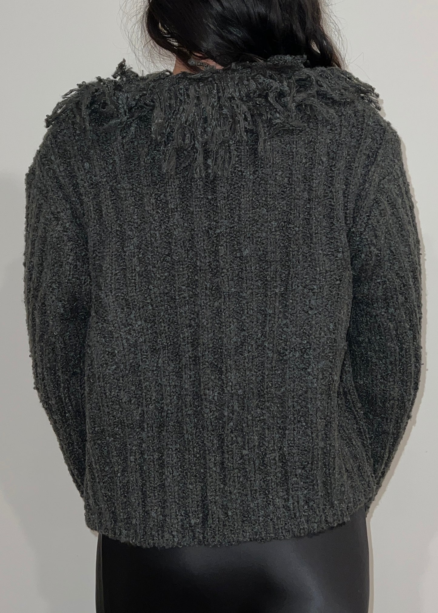 Madelyn Fringe Cropped Cardigan